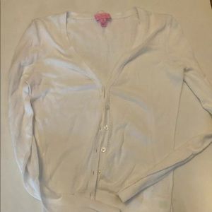 Lilly Pulitzer Cardigan sweater XS Resort White v